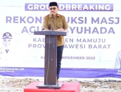 Dibangun Kembali dengan Anggaran Rp 82 M, SDK Optimistis Masjid Syuhada Mamuju Termegah di Sulbar