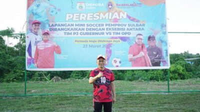 Pj Gubernur Sulbar: Lapangan Mini Soccer Pemprov Terbuka untuk Umum