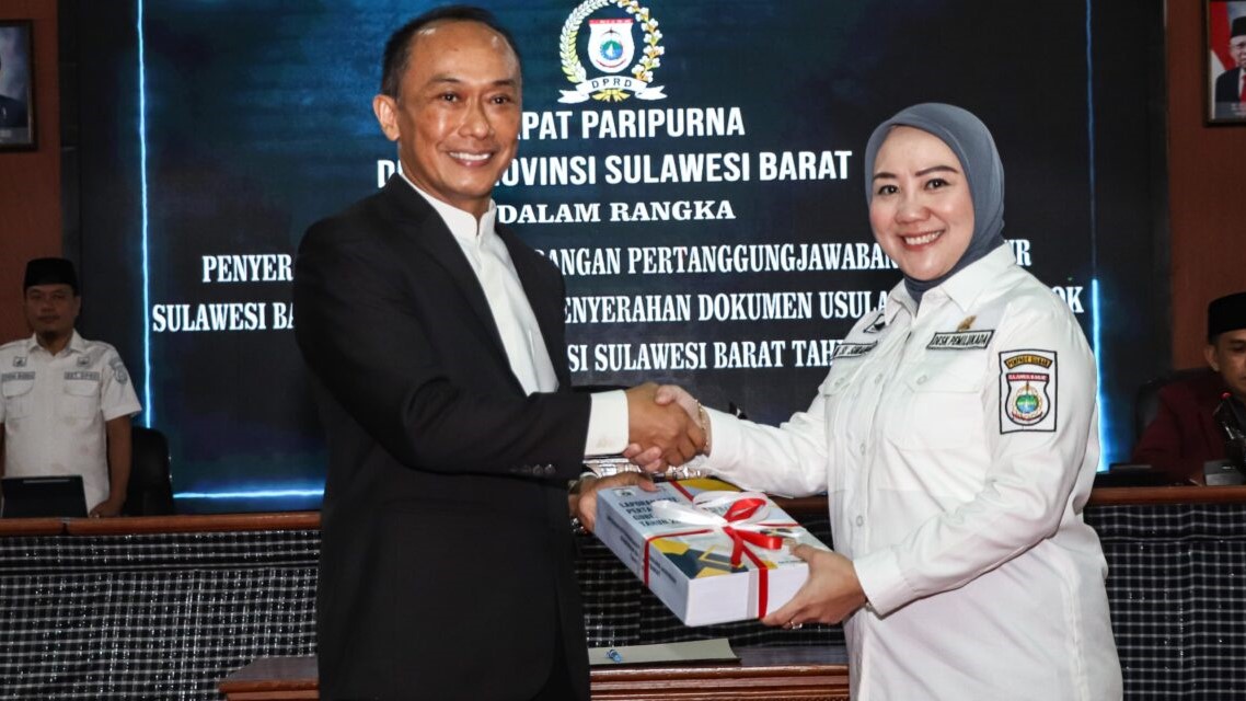 DPRD dan Pemprov Sulbar Sahkan Perda OPD dan Bantuan Hukum